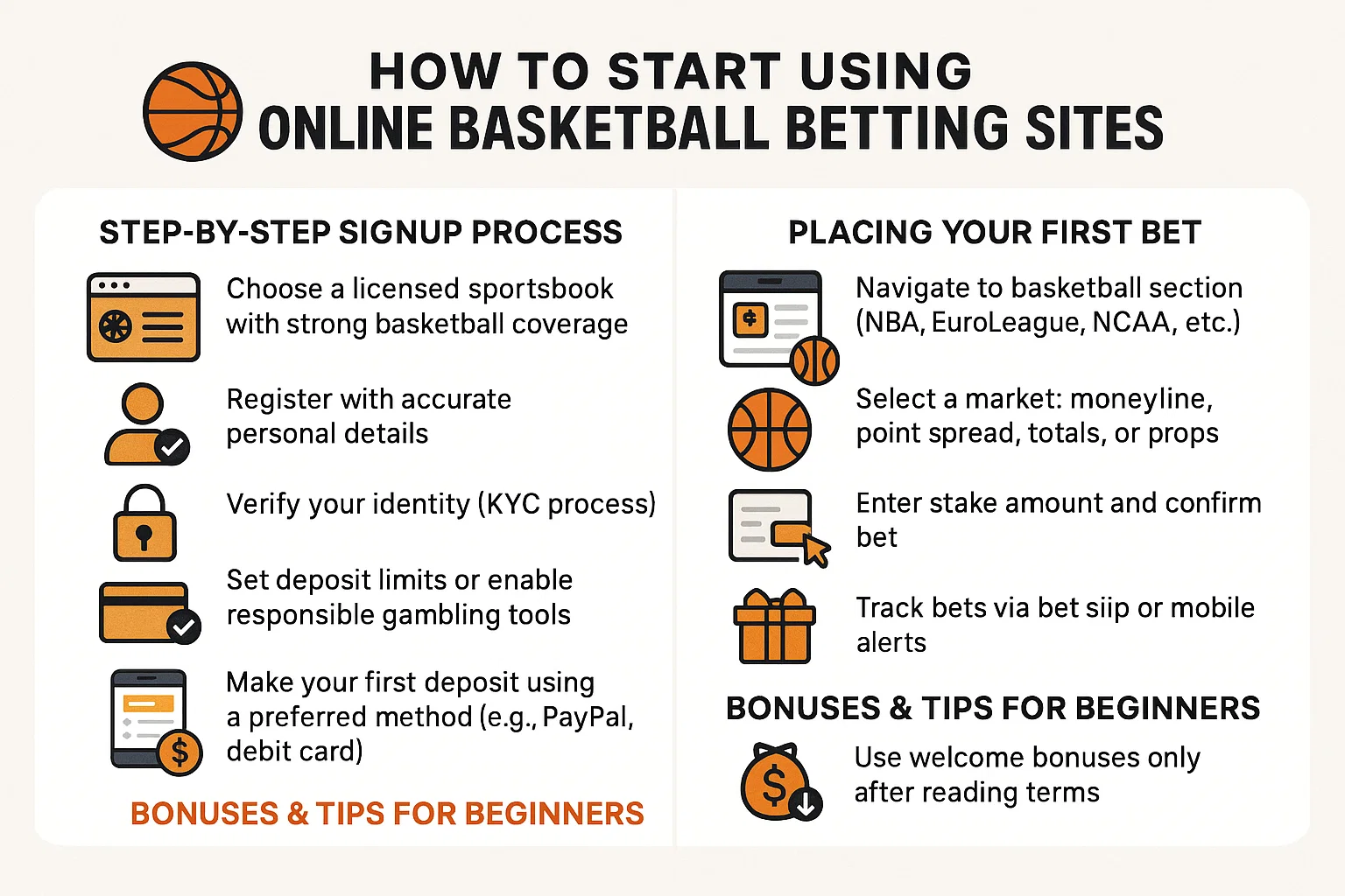 How to Start Using Online Basketball Betting Sites